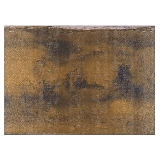 Planche À Découper Carte du monde de Mars Red Planet par satellite (Devant)