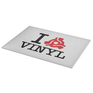 Planche À Découper Carte I 45 Vinyl