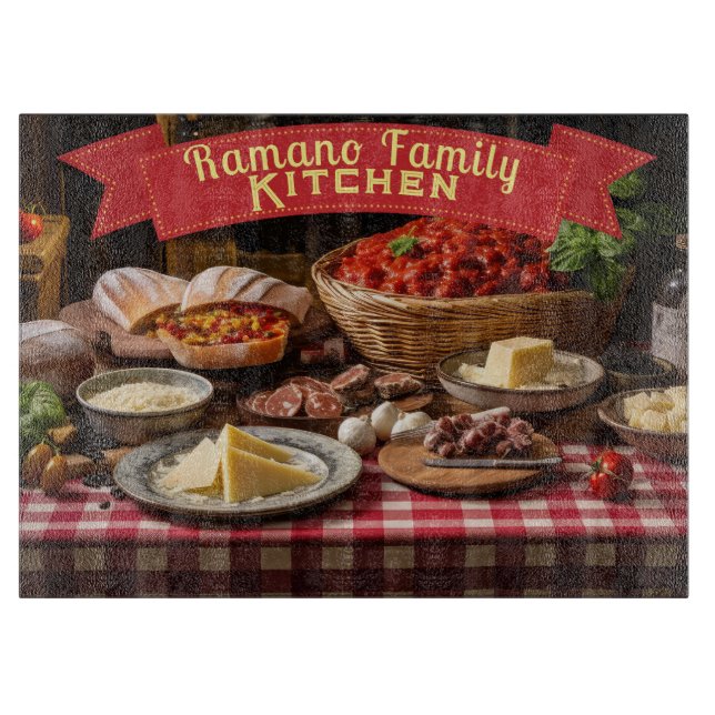Planche À Découper Carte Italienne (Devant)