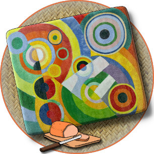Planche À Découper CARTE - "Rythme, Joie de vivre" - Delaunay