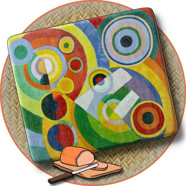 Planche À Découper CARTE - "Rythme, Joie de vivre" - Delaunay (Créateur téléchargé)