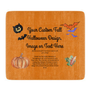 Planche À Découper Cartes d'Halloween personnalisées, Décoratif perso