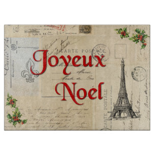 Planche À Découper Cartes postales françaises de Paris Tableau de cou