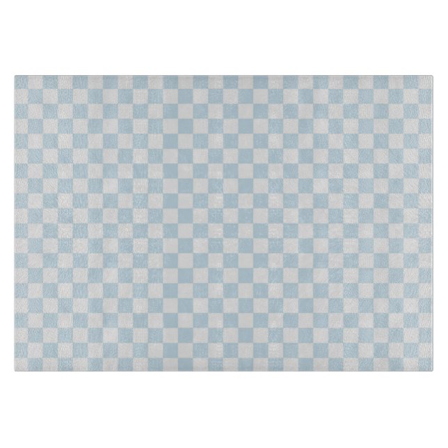 Planche À Découper Carton bleu pastel et blanc (Devant)