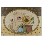 Cartoon Bear Verre Coupe Board