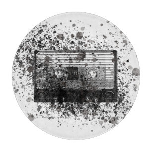 Planche À Découper Cassette audio rétro