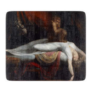 Planche À Découper Cauchemar par Henry Fuseli Gothic Macabre Dark Art