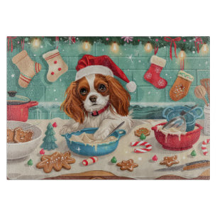Planche À Découper Cavalier King Charles Spaniel Baking Noël