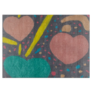 Planche À Découper Célébrer la table de coupe d'amour