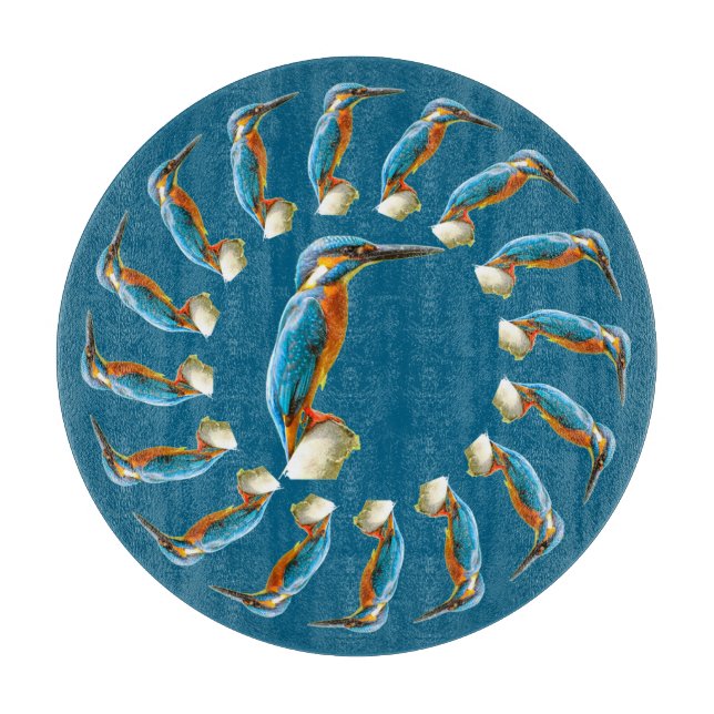 Planche À Découper Cercle des martins-pêcheurs (Devant)