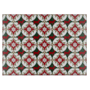 Planche À Découper Cercles de rennes-1-15x11 PLAQUE DE COUPE EN VERRE