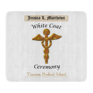 Planche À Découper Cérémonie de la robe blanche Or Médicale, cadeau C