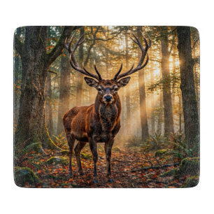 Planche à découper cerf bois