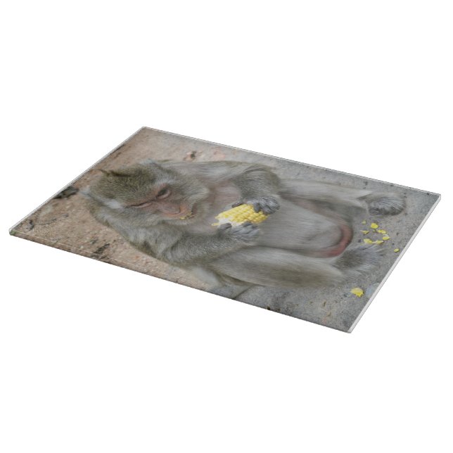 Planche À Découper C'est à moi ! ! ... Singe Macaque thaïlandais sauv (Coin)