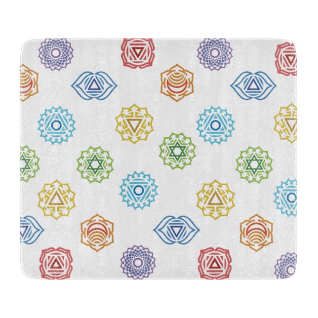 Planche À Découper Chakra Energy Glass Cutboard (Devant)