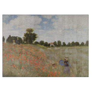Planche À Découper Champ de pavots Claude Monet