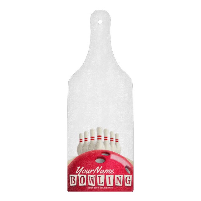 Planche À Découper Championnat de football américain de bowling (Devant)