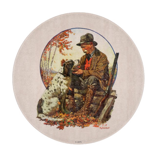 Planche À Découper Chasseur et espagnol (Devant)