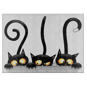 Planche À Découper Chats Naughty, Playful et drôle de personnages