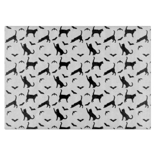Planche À Découper Chats noirs Chasse Chasse Chauves-souris Motif Hal