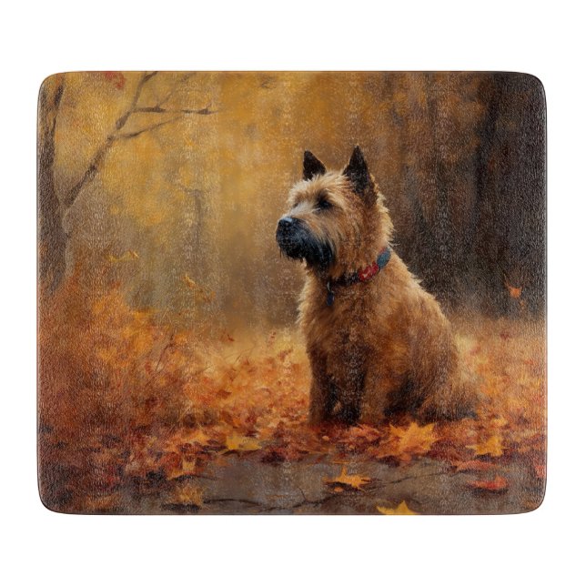 Planche À Découper Chesapeake Bay Terrier en congé d'automne (Devant)