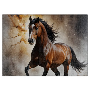 Planche À Découper Cheval de Pékin blanc