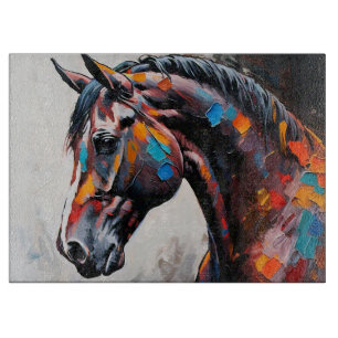 Planche À Découper Cheval de Pékin blanc