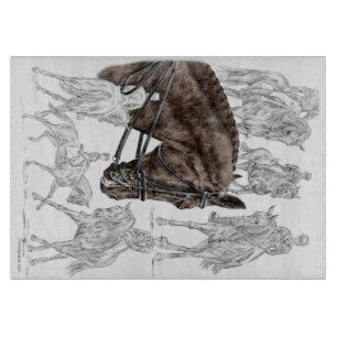 Planche À Découper Chevaux rassemblés FEI de dressage