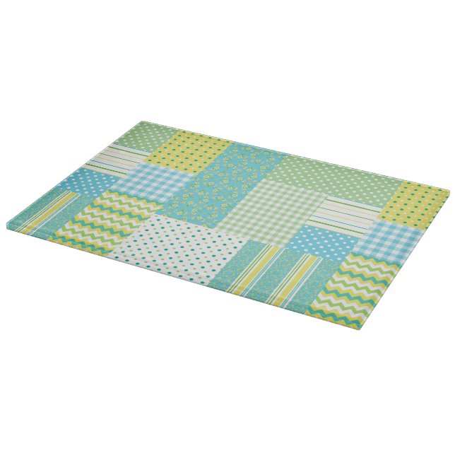 Planche À Découper Chic Cutboard : Daffodils, Faux-Patchwork (Coin)