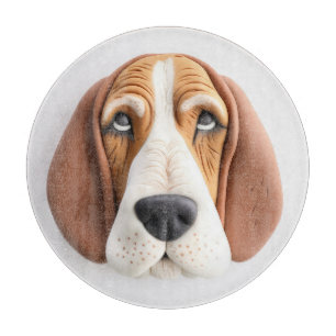 Planche À Découper Chien Basset Hound Inspiré de la 3D