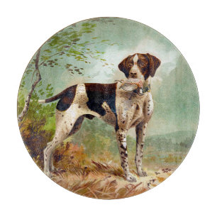 Planche À Découper Chien de chasse avec oiseau dans la bouche