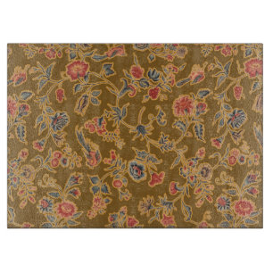 Planche À Découper Chintz Fleur Classique Joli Design Floral Doux