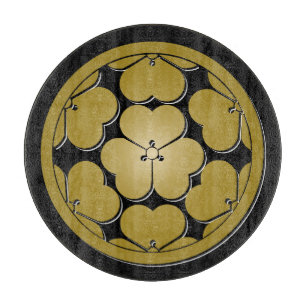 Planche À Découper Chosokabe Mon clan samouraï japonais