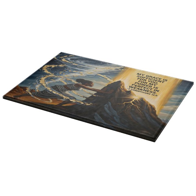 Planche À Découper Christian Cutting Board For Black Women (Coin)