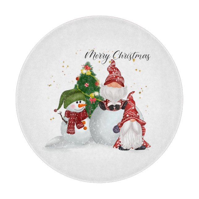 Planche À Découper Christmas Gnomes (Devant)