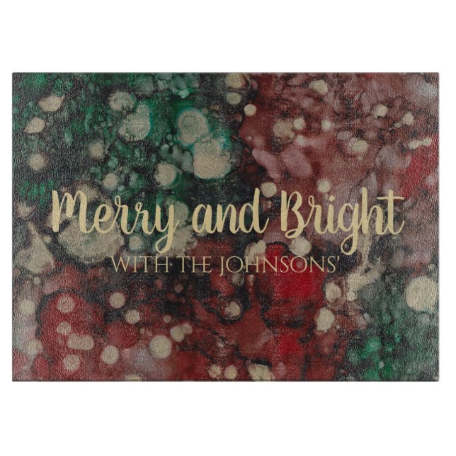 Planche À Découper Christmas Night Lites (Devant)