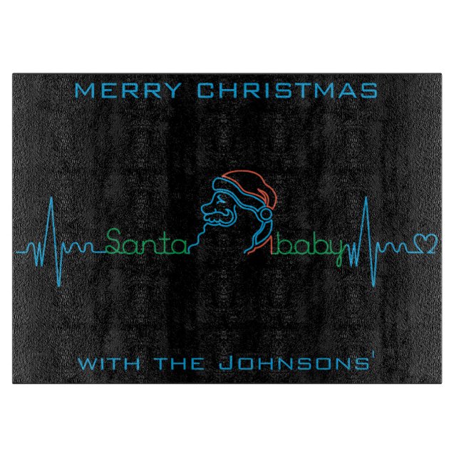 Planche À Découper Christmas Santa Baby (Devant)