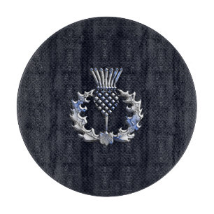 Planche À Découper Chrome Comme Fibre de Carbone Impression Scottish