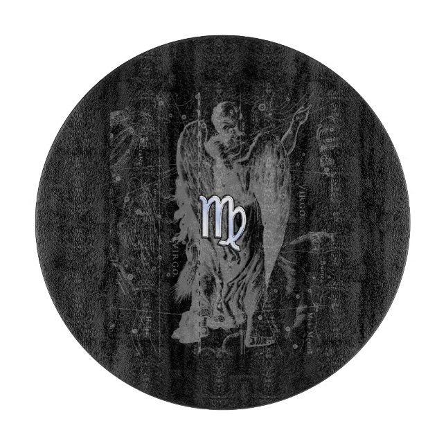 Planche À Découper Chrome comme Virgo Zodiac Connexion Hevelius en no (Devant)