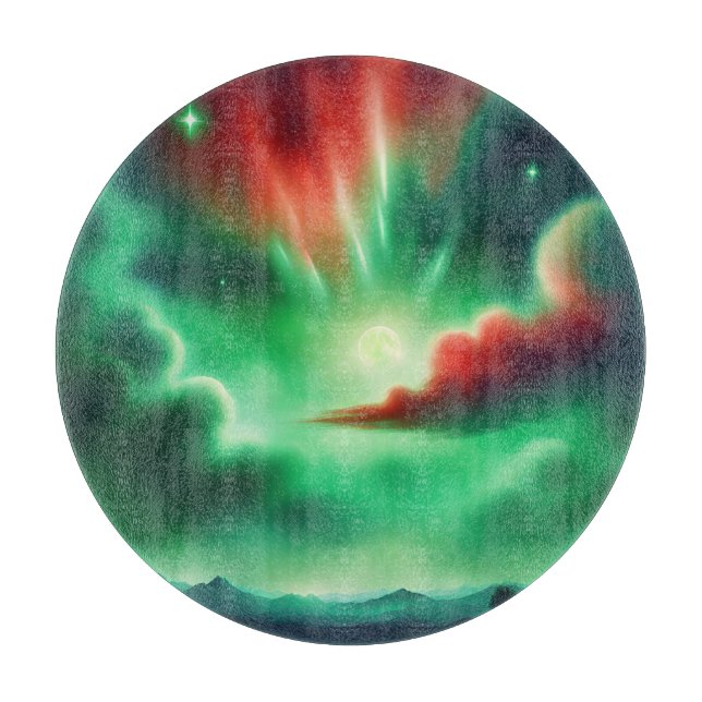 Planche À Découper ciel vert (Devant)