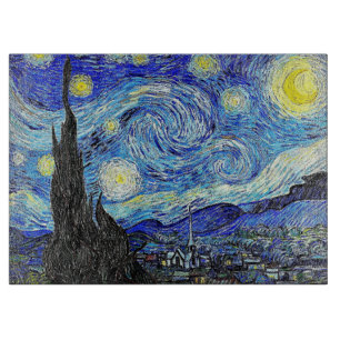 Planche À Découper Ciel Vintage Nuit Nuit Étoilée