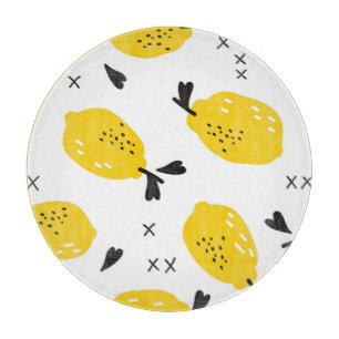 Planche À Découper Citrons de New York : découpes Vintages
