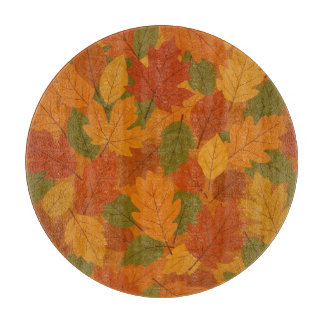 Planche À Découper Classic Autumn/fall leaves patterned 