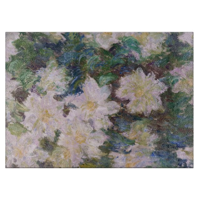 Planche À Découper Claude Monet - Clematis blanc (Devant)