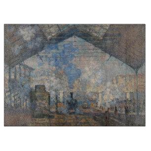 Planche À Découper Claude Monet - Gare Saint-Lazare Vue extérieure