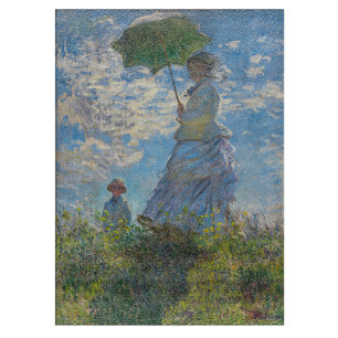 Planche À Découper Claude Monet - La Promenade, Femme avec un Parasol