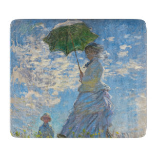 Planche À Découper Claude Monet - La Promenade, Femme avec un Parasol