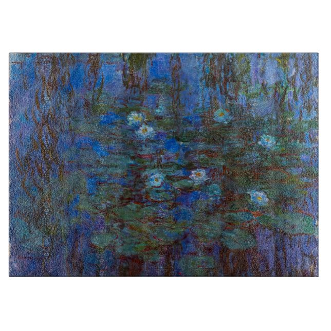 Planche À Découper Claude Monet - Lys d'Eau Bleue (Devant)