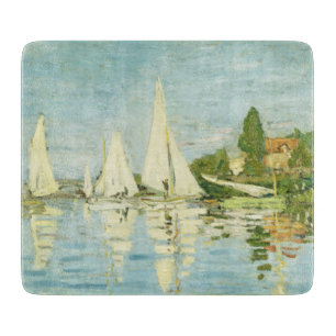 Planche À Découper Claude Monet. Régates à Argenteuil