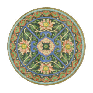 Planche À Découper Cloisonne Chine Patter Asiatique Oriental